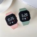 Children Digital Watches Student Silicone Strap Wristatch for Kids Boys Buckle Teen Cheap Hand Clock Youth Women Hour Football. 