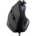 BOW Wired Gaming Mouse Programmable 12 Buttons RGB Mouse for Gamer Desktop Laptop PC Ergonomic Vertical Mouse Joystick 10000DPI.