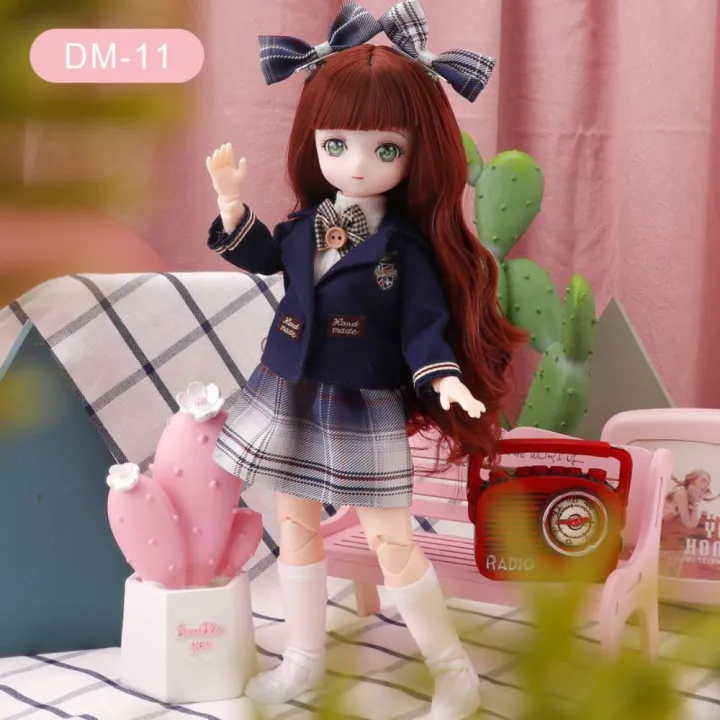 BJD%20Dolls%2030cm%20Anime%20Doll%20Clothes%20Full%20Set%201/6%20Bjd%2023%20Joint%20Movable%20Body%20Doll%20Girls%20Dress%20Up%20DIY%20Toys%20Reborn%20Kawaii%20-%20Image%206