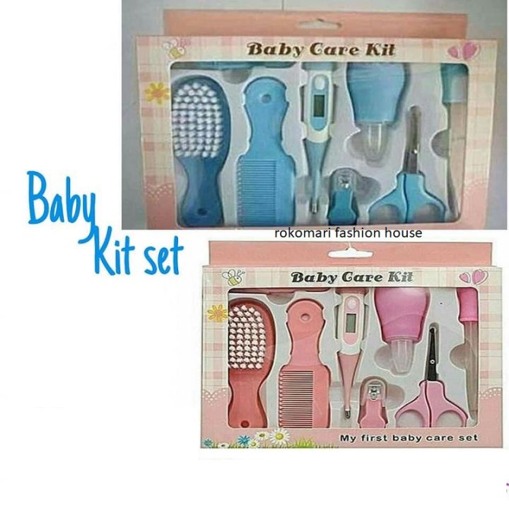 Exclusive%20Baby%20Care%20Kit,%208%20Pcs%20Convenient%20Healthcare%20Grooming%20Set%20Essential%20Daily%20Care%20Tool%20Nail%20Clipper%20Manicure%20Safety%20Scissors%20Nose%20Cleaner%20Hair%20Brush%20Comb%20Personal%20Care%20Kit%20for%20Toddler%20Infant%20-%20Image%202