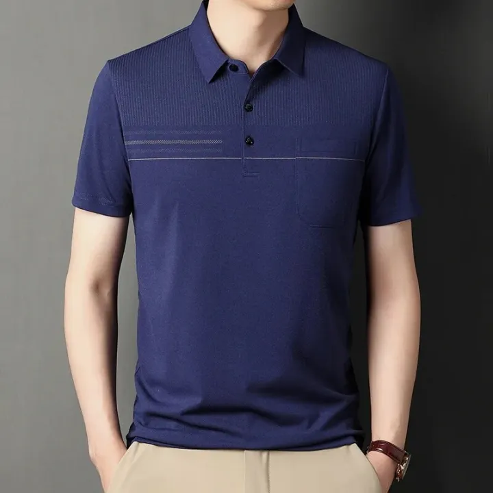 Korean%20Polo%20Shirts%20for%20Men%20Casual%20Short%20Sleeve%20Slim%20Fashion%20Shirts%20Loser%20Lione%20-%20Image%205
