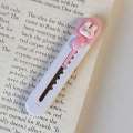New cartoon bunny art cute mini portable unboxing tool for dismantling accounts, paper cutting knife, small knife. 