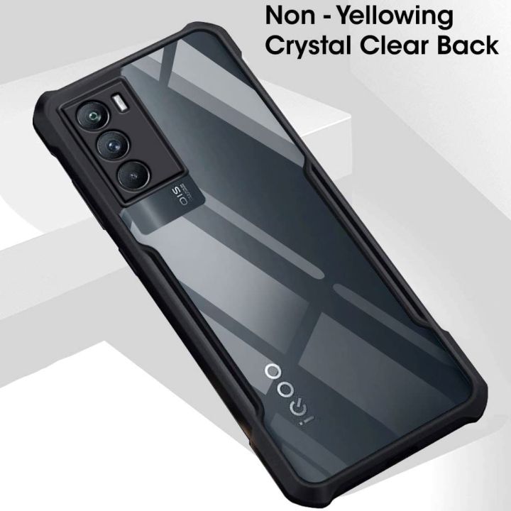 For vivo iQOO Neo5 SE Luxury Stylish Xunddu Case Clear Transparent Phone Case Back Cover