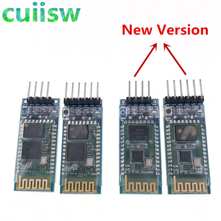 HC-05 HC-06 Master-Slave 6Pin/4Pin Anti-Reverse, Integrated Bluetooth Serial Pass-Through Module, Wireless Serial for Arduino