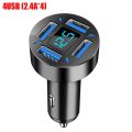 【Grim Teiousx】66W 4USB PD Quick Car Charger Fast Charging Car Adapter Cigarette Lighter Socket Splitter For OPPO Realme 5 5S 5i C3 6i 7 8 P. 