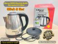 Marco Nova Electric Kettle 1.8 Litter KLS-18 black & silver color, For Hot water, Hot Tea, Hot Coffee, Gift item for birthday, marrige  And Home Decoration. Nova Electric Kettle. 