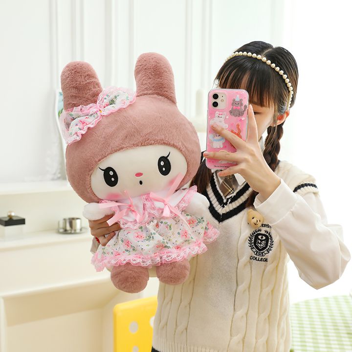60cm%20Cartoon%20Sanrio%20Kuromi%20My%20Melody%20Plush%20Toy%20Kawaii%20Banquet%20Skirt%20Plush%20Soft%20Stuffed%20Doll%20Cute%20Big%20Size%20Pillow%20Birthday%20Gift%20-%20Image%205
