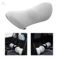 Soft Waist Cushion Lower Back Pillow Memory Foam Cushion for Recliners Grey. 
