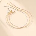 s925 sterling silver beaded universal bracelet for girls Lulutong adjustable simple thin bracelet perforated DIY hand ornament. 