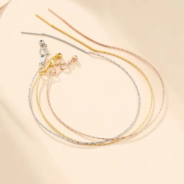 s925%20sterling%20silver%20beaded%20universal%20bracelet%20for%20girls%20Lulutong%20adjustable%20simple%20thin%20bracelet%20perforated%20DIY%20hand%20ornament%20-%20Image%202