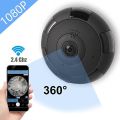V380 PRO Wifi IP Camera Fish Eye 360 Degree Panoramic Camera VR, 1080P 2.0 MP -Black or White. 