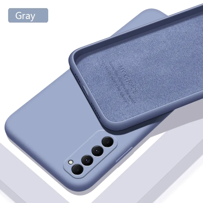 Cover Per Oppo Reno 4 Pro 5G In Silicone TPU Morbido - Protezione Antiurto, Bordi Rialzati, Colore Vino Rosso