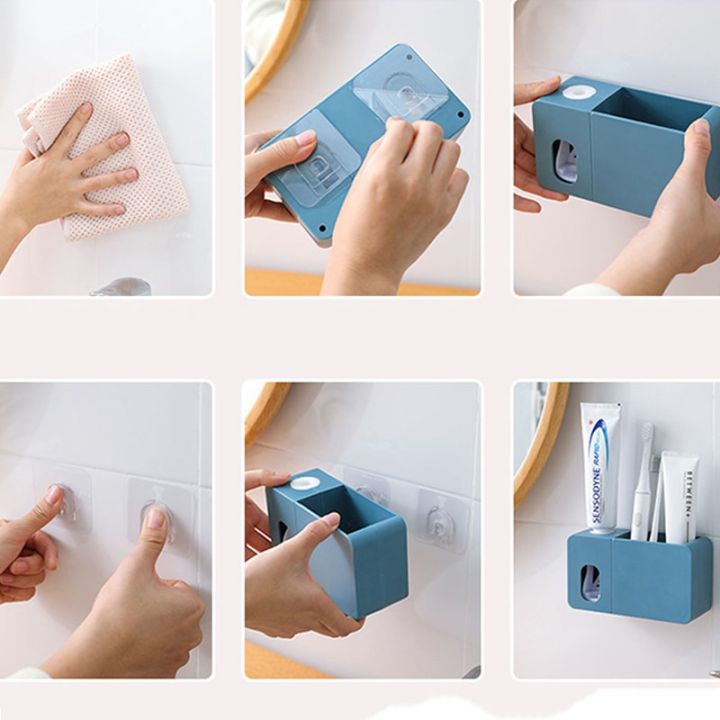 soap%20holder%20organizer%20lagayan%20ng%20sabon%20pang%20ligo%20soap%20organizer%202%20In%201%20Toothpaste%20Dispenser%20With%20Toothbrush%20Holder%20Wall%20Mount%20Automatic%20Tooth%20Paste%20Squeezer%20Bath%20Organizer%20Bathroom%20Accessories%20-%20Image%206