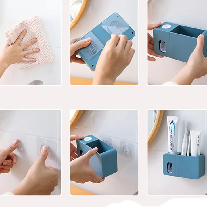soap%20holder%20organizer%20lagayan%20ng%20sabon%20pang%20ligo%20soap%20organizer%202%20In%201%20Toothpaste%20Dispenser%20With%20Toothbrush%20Holder%20Wall%20Mount%20Automatic%20Tooth%20Paste%20Squeezer%20Bath%20Organizer%20Bathroom%20Accessories%20-%20Image%206