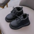 2022 Autumn Winter Boots for Kids Leather Shoes Thicken Warm Girl Snow Boot Cotton Shoes for Boy Sneakers.
