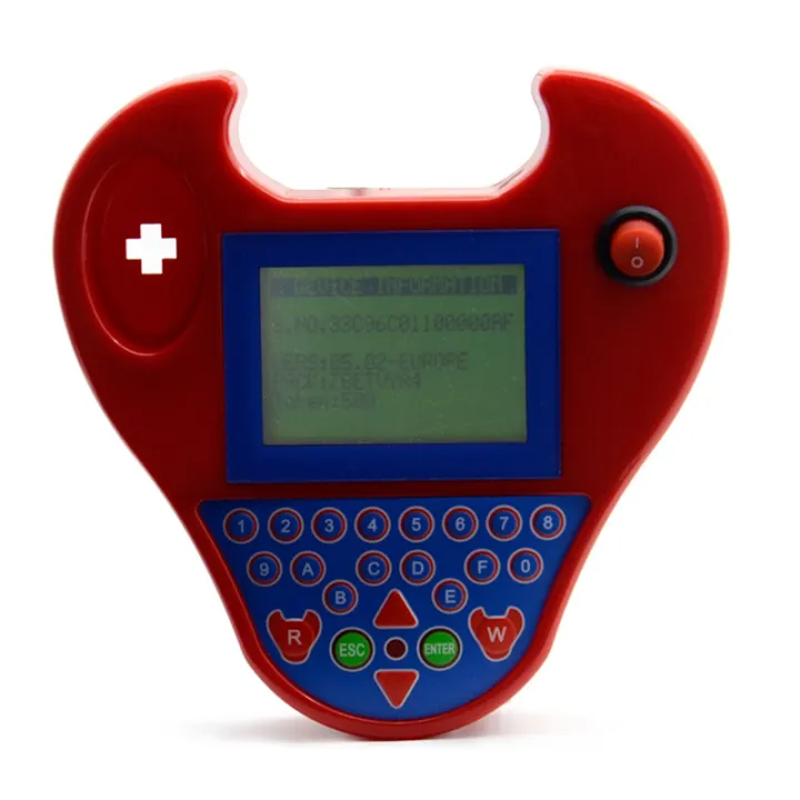 V508 Super Mini ZedBull Smart Zed-Bull Key Transponder Programmer Mini ZED BULL Key Programmer Red US Plug