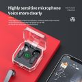 【FUPANG】Homel K30 TWS Wireless 5.3 Earbuds Handfree Call HIFI Noise Cancelling Waterproof Sport Headphones Mini Headsets with Transparent Charger Case.