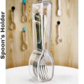 Modern Transparent Spoon Holder for Kitchen - Sleek & Stylish Design-D Shop. 