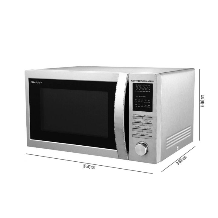 Sharp%20R-84A0(ST)V%20Convection%20&%20Grill%20Microwave%20Oven%20%7C%2025%20Liter%20-%20Image%202