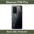 Huawei P40 Pro - (3IN1) - Premium Quality Full Cover UV Clear Tempered Glass Screen Protector, Back Side Protector Film, Camera Lens Protector FIlm. 