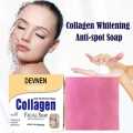 DEVNEN Collagen Soap Whitening Natural Collagen Facial Soap 85g Collagen Whitening Soap Collagen Soap plus vit c&e Brightening Facial Whitening Glutathione Collagen Revitalizing Face & Body. 