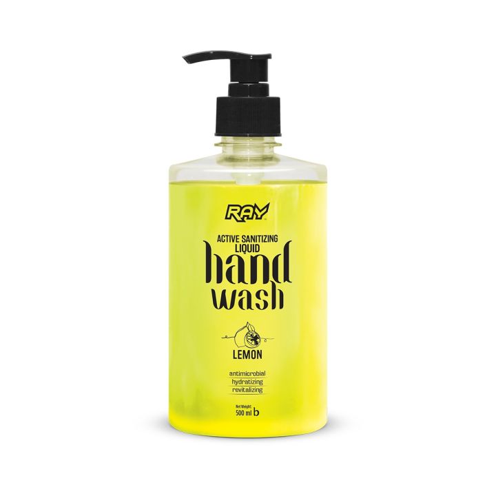 RAY Active Sanitizing Hand Wash 500ml Lemon