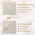 6 Pack Cheeseclothes, Unbleached Pure Cotton Muslin Clothes Soft Square Cheese Clothes for Cooking, Straining, Baking. 