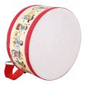 2X Drum Wood Kids Early Educational Musical Instrument for Children Baby Toys Beat Instrument Hand Drum Toys. 