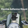 Base Mount for ACTION 4/ GO3 Flexible Adhesive Base for Curved Helmet Mounts Durable Easy Install. 