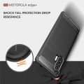 For Motorola Moto Edge+ Plus Glossy Liquid Silicone Soft Back Cover Gel Rubber Shockproof Cover Phone Case - Camera - Phone Back Cover (Back Case Cover For Smartphone).