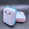Portable Thermal Mini Printer Label Sticker Mini Photo Printer Mobile Thermal Photo Printer Rechargeable for Smartphone. 