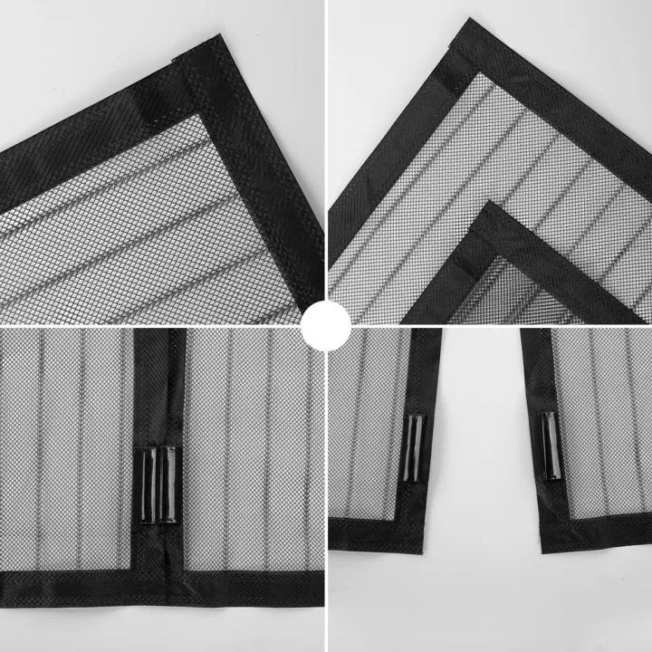 Migeet%20Screen%20Door%2039.4%20*%2082.7%20Inches%20Mesh%20Curtain%20Mosquito%20Net%20with%20Adhesive%20Tape%20and%20Thumbtacks%20Preventing%20Mosquito%20Insects%20Flies%20for%20Bedroom%20Baby%20Room%20Patio%20Balcony%20(Black)%20-%20Image%208