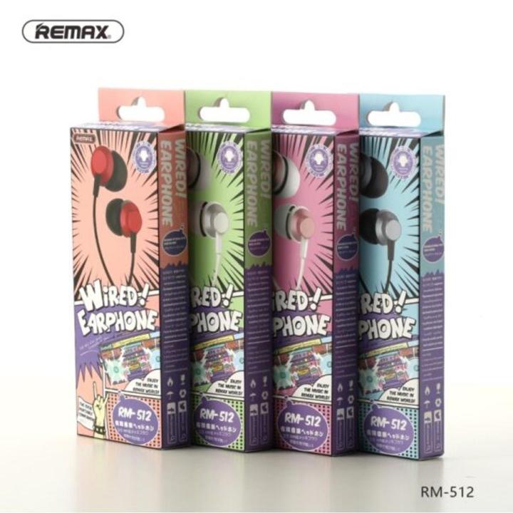 Remax Earphone Rm 512 new Version 2021 | Daraz.com.bd