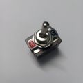SELF-LOCK 45mm Metal Toggle Switch 6 Pin AC 250V 3A 2 Positions SPST ON-OFF Miniature Toggle Latching Switch Self Locking Switch With 14mm Handle For Car Bus Truck CNG. 