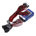 12 LED Light Kit Steering Brake Simulation Flash Light for 1/10 RC Car. 
