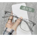 Literary style myopia glasses anti-blue light men's student ultralight spring comfortable half-rim glasses frames women's wholesale. 