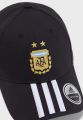 Black Argentina Embroidered AFA Logo 3-Stripe Cap. 