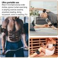 Electrical EMS Abs Muscle Stimulator Massager Abdominal Hip Trainer Waist Trimmer For Arm Leg Body Shaping Massage Equipment. 