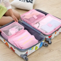 6PCS Travel Storage Bag Organizer Set For Clothes Shoes Cosmetic Tidy Organizer Wardrobe Suitcase Pouch Travel Organizers Packing Bags. 