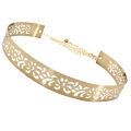 Women Metal Wide Belt Waist Chain for Dress Coat 3.5CM.