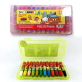 Ducky Premium oil Pastel Set 12 Vibrant Colors with Case - New Art Supplies for Drawing & Sketching. 