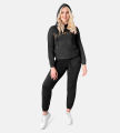 Leafletic Premium Ladies Cropped Hoodie & Jogger Comfort Set - Top & Bottom. 