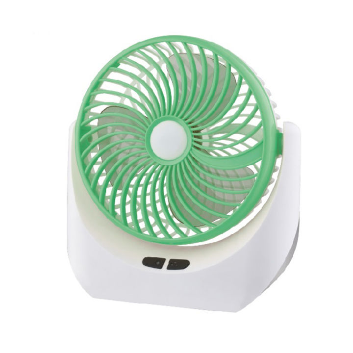 Lithium Portable & Rechargeable Mini Fan with Light Table Fan -1880 - Stay Cool Anywhere, Anytime with this Portable Cooling Solution