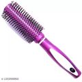 Hair Curling Comb Round Hair Brush Professional Round Hair Brush For Men and Women - Multicolor 1 pc. 
