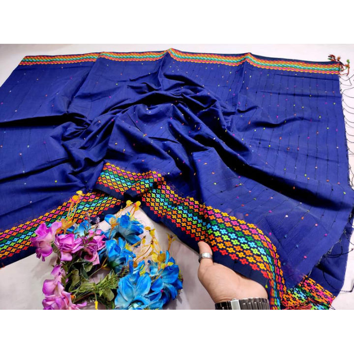 Trendy%20Half%20Silk%20Noyon%20Tara%20Khesh%20Saree%20For%20Women%20All%20Colour%20by%20Ekush%20Shatak%20-%20Image%204