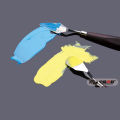 Stainless Steel Spatula Palette Oil Painting Scraper Artist For Color Mixing Painting Tools.