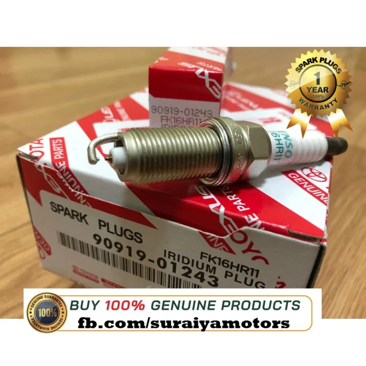 TOYOTA%2090919-01243%20(FK16HR11)%20IRIDIUM%20SPARK%20PLUG%20(4%20PCS)%20Allion,Premio,Axio,Corolla%20#Suraiyamotors%20-%20Image%202