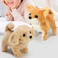 Kids Plush Walking Barking Retriever Puppy Electronic Interactive Pet Dog Toy. 