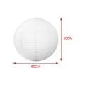 Hanging Paper Lampshade Lantern Shades Decor Round Modern Pendant Light Lamp Cover Vintage Classic Ceiling Light Cover Hotel Cafe. 