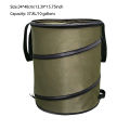 Lightweight Garbage storage Convenient Durable Waterproof Trash bag Foldable Portable collapsible for Outdoor camping Garden cleanup Leaf collection Household waste disposal Recycling. 